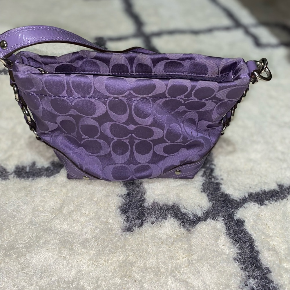 Small Purple Coach Purse